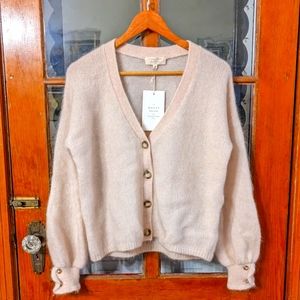 Sezane Cardigan Gilet Mia - Naturel, XS